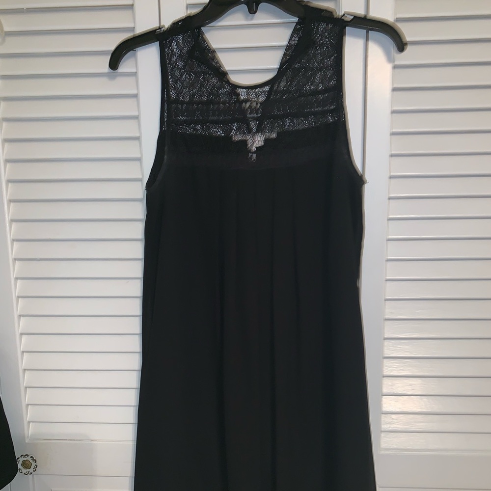 Black shift dress